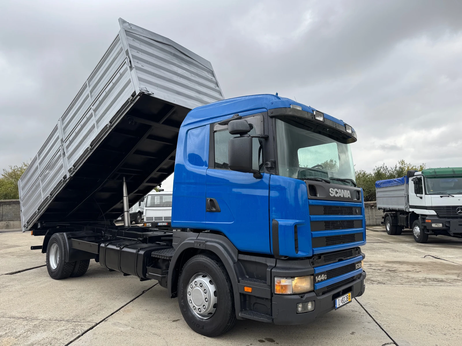 Scania 144 тристранен самосвал 6.20м - изображение 6