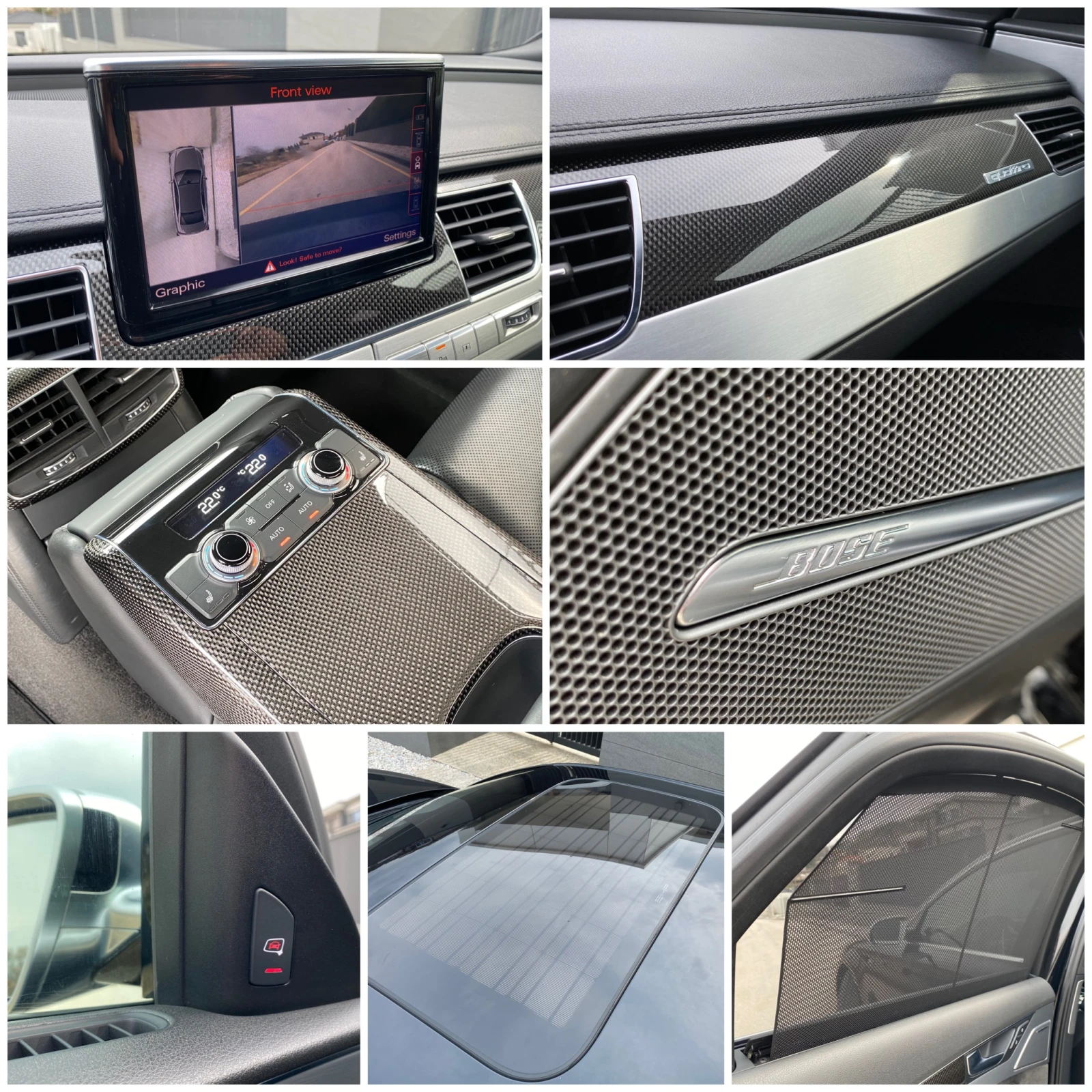 Audi S8 520* Key GO* Dis* 360* Full LED* Carbon* Ceramic* , снимка 16 - Автомобили и джипове - 53925944