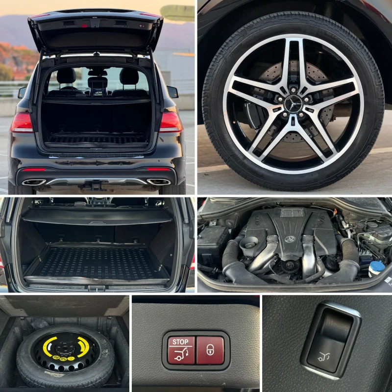 Mercedes-Benz GLE 500 -AMG-Full-Panorama-Keyless-Cam360-Distronic-, снимка 17 - Автомобили и джипове - 48605491