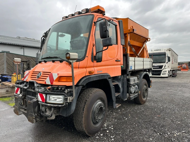 Mercedes-Benz UNIMOG U400, Песакар, Мотометачка+ Песакар, , , снимка 1 - Камиони - 46967059