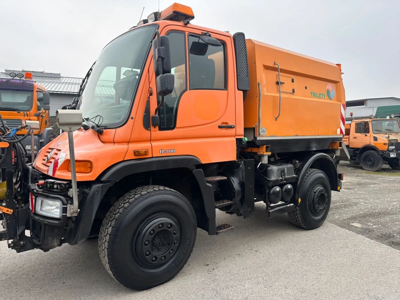 Mercedes-Benz UNIMOG U400, Песакар, Мотометачка+ Песакар, , , снимка 6 - Камиони - 46967059