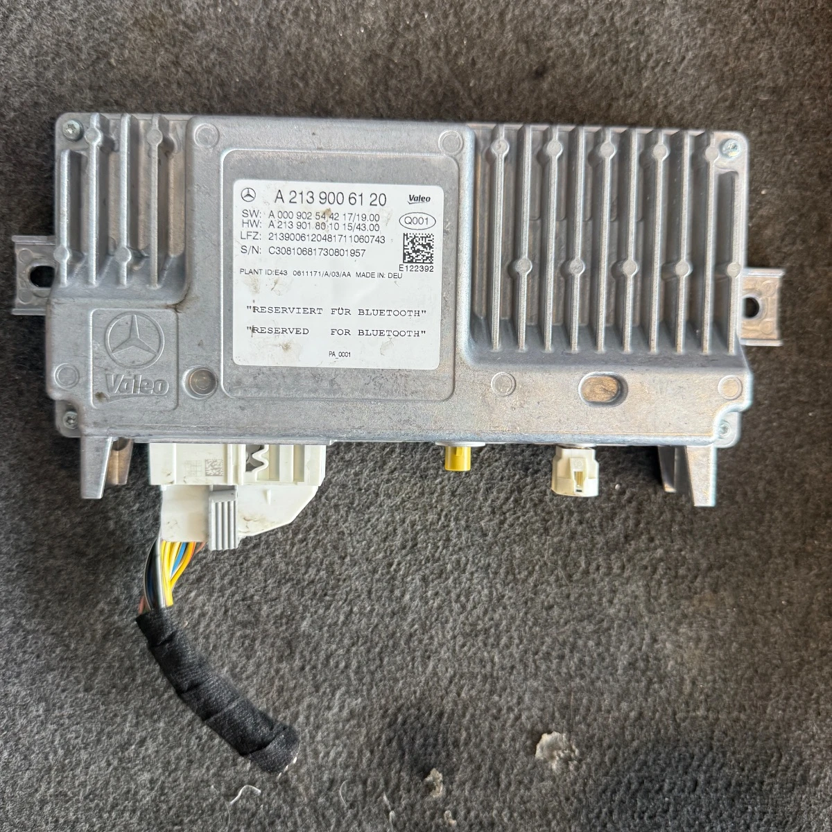 Модул системите за паркиране ECU за Mercedes W222 350 CDI A2139006120-623