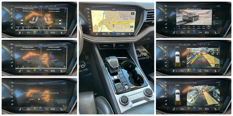VW Touareg 3.0TDI 286HP R-LINE PANO CAM DISTRONIC EU6D-TEMP, снимка 13 - Автомобили и джипове - 52737027