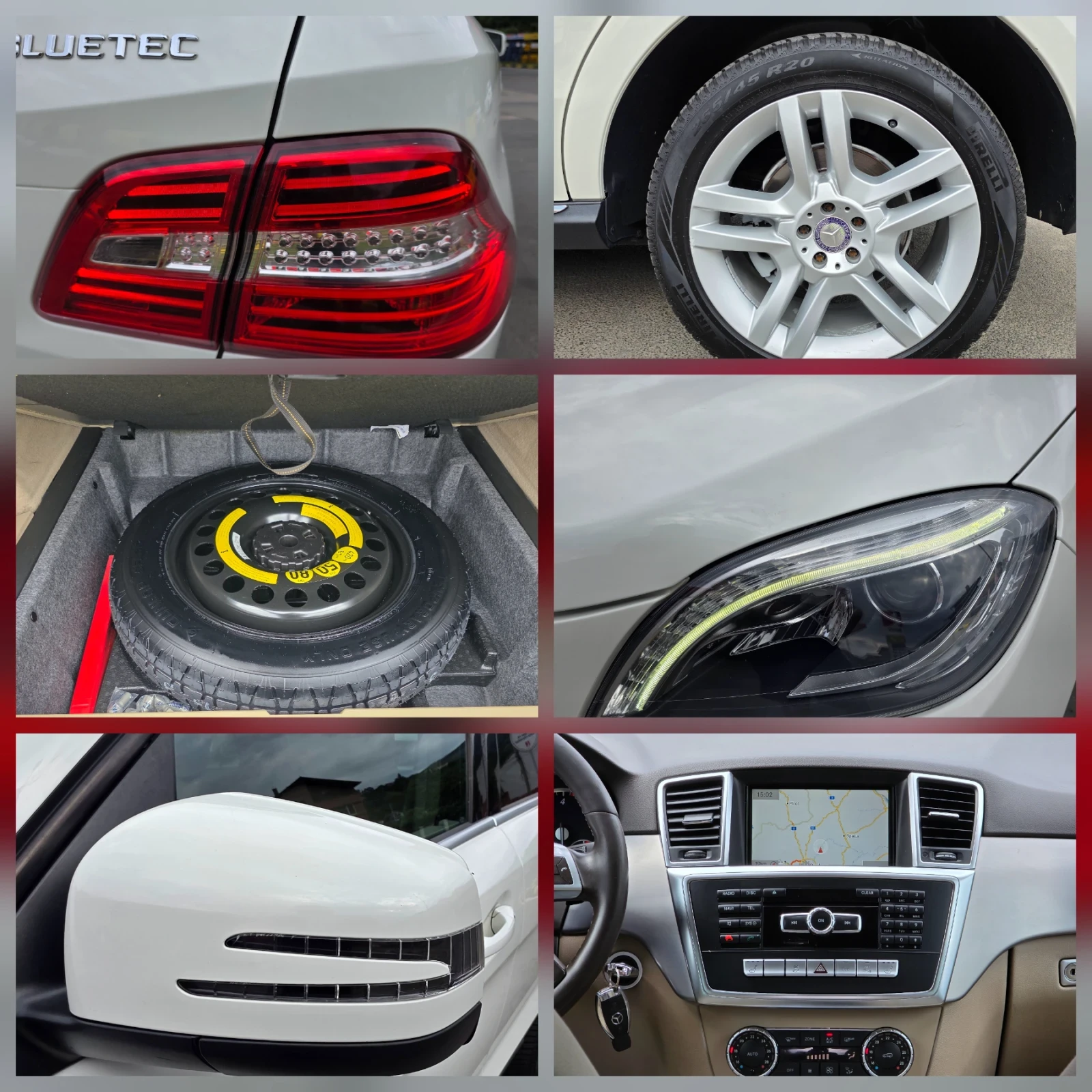 Mercedes-Benz ML 250 Топ състояние лизинг 100% одобрение, снимка 15 - Автомобили и джипове - 56046168