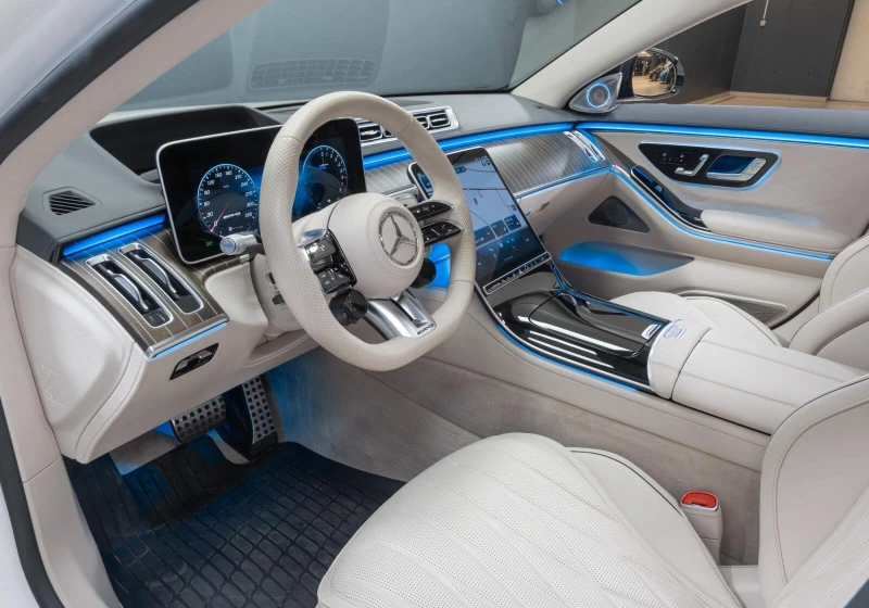 Mercedes-Benz S 63 AMG E-PERFORMANCE CARBON BURMESTER 4D FIRST CLASS, снимка 7 - Автомобили и джипове - 52554483