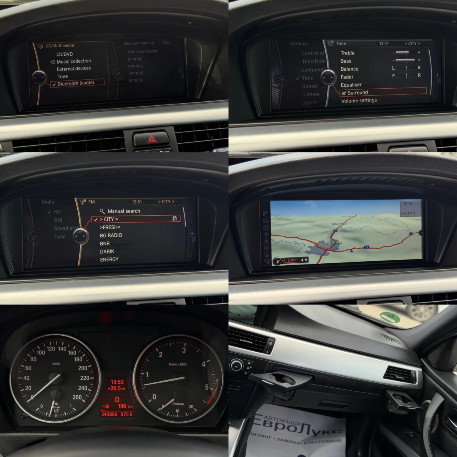 BMW 330 3.0D 245кс M-PAKET НАВИ ПАНОРАМА KEYLESS-GO FULL, снимка 16 - Автомобили и джипове - 56224405