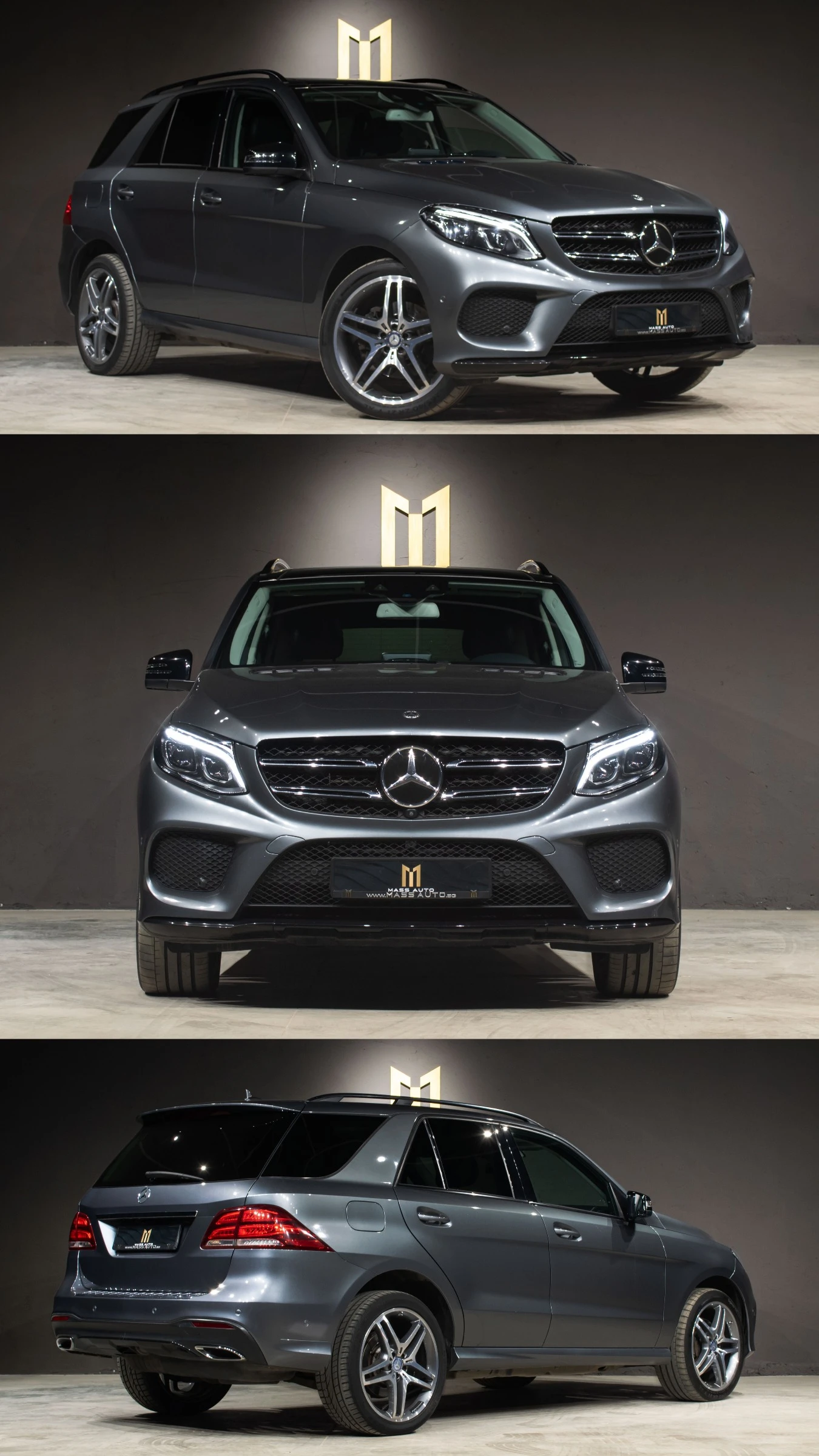 Mercedes-Benz GLE 350 d/AMG/HarmanKardon/Обдухване/СервИсторияMercedes , снимка 2 - Автомобили и джипове - 54000148