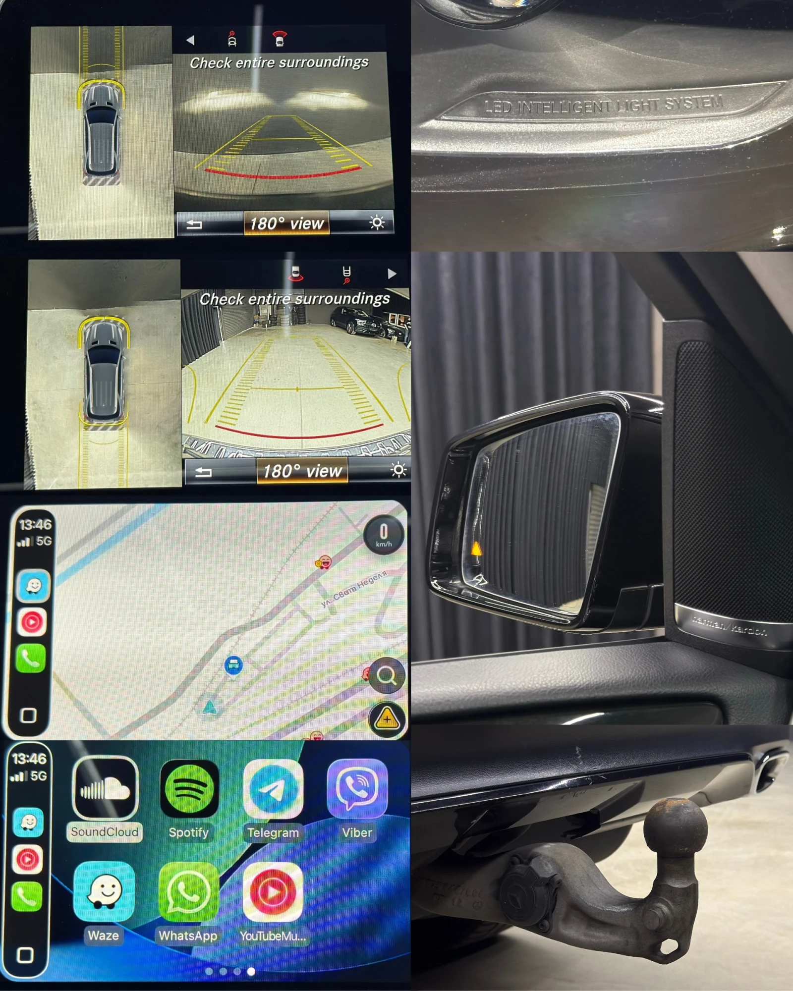 Mercedes-Benz GLE 350 d/AMG/HarmanKardon/Обдухване/СервИсторияMercedes , снимка 12 - Автомобили и джипове - 54000148