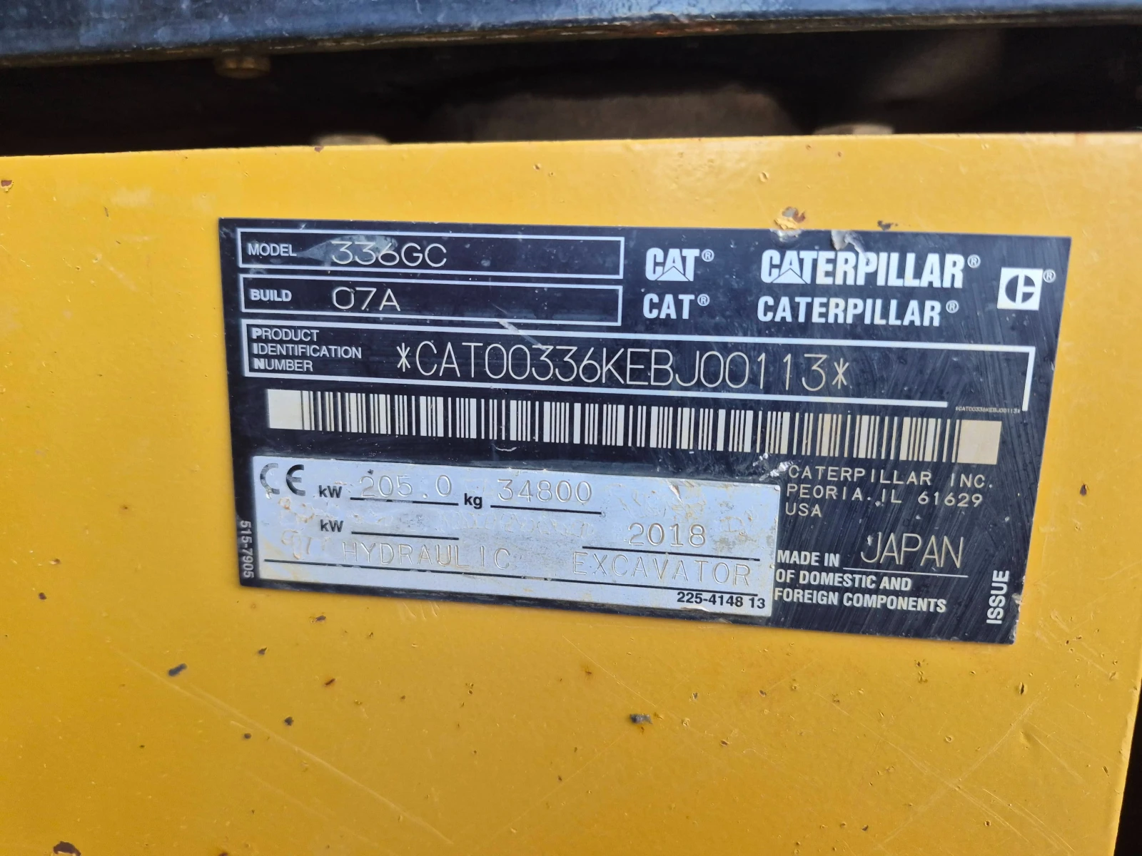 Багер Cat 336 GC - изображение 5