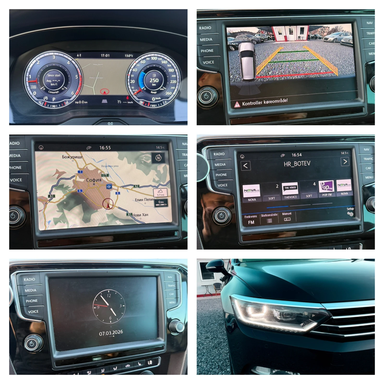 VW Passat Highline 2.0TDI (190 hp) DSG-7/Масаж//Led/Camera, снимка 16 - Автомобили и джипове - 53749658