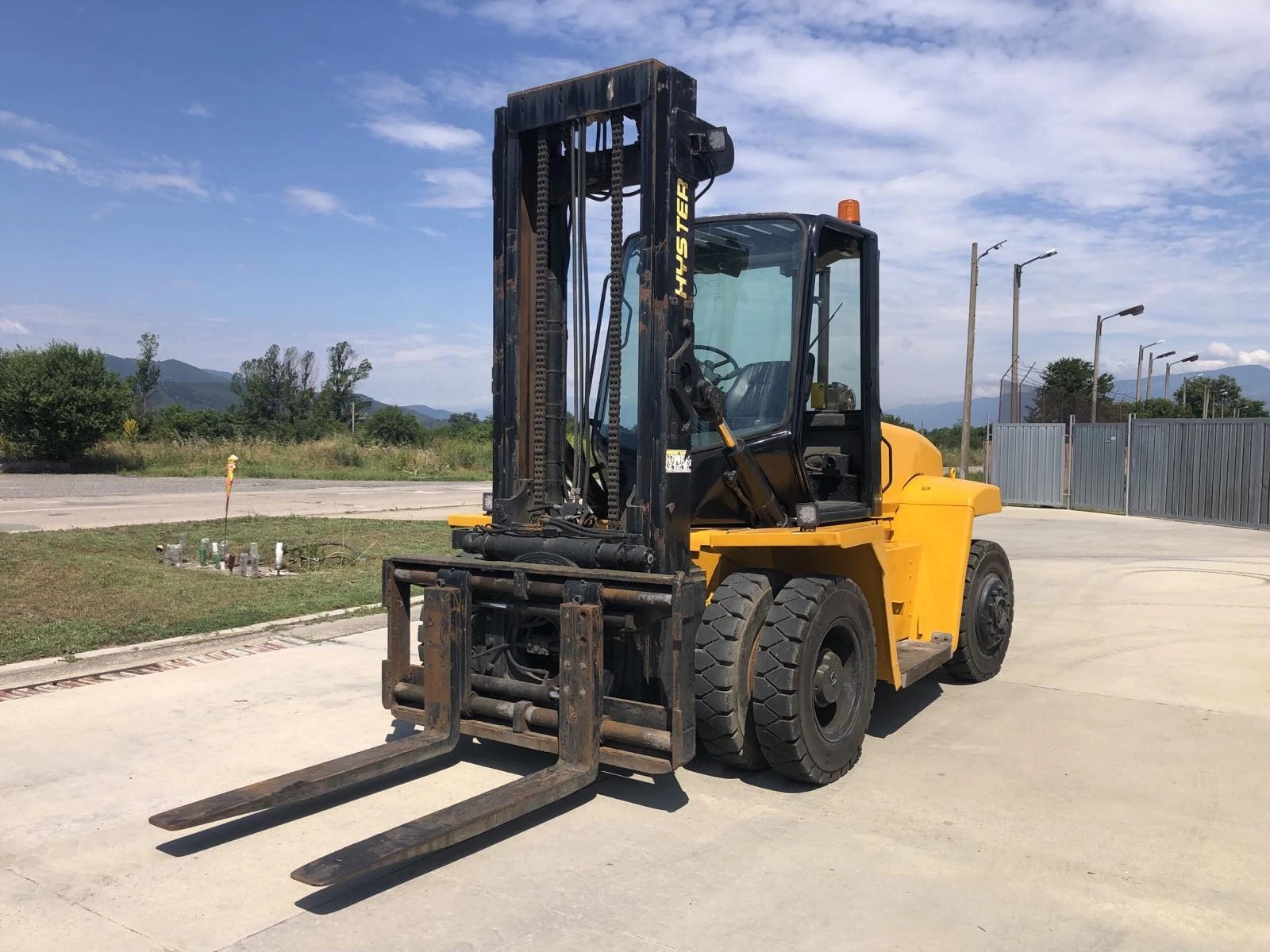 Мотокар Hyster Дизелов, снимка 1