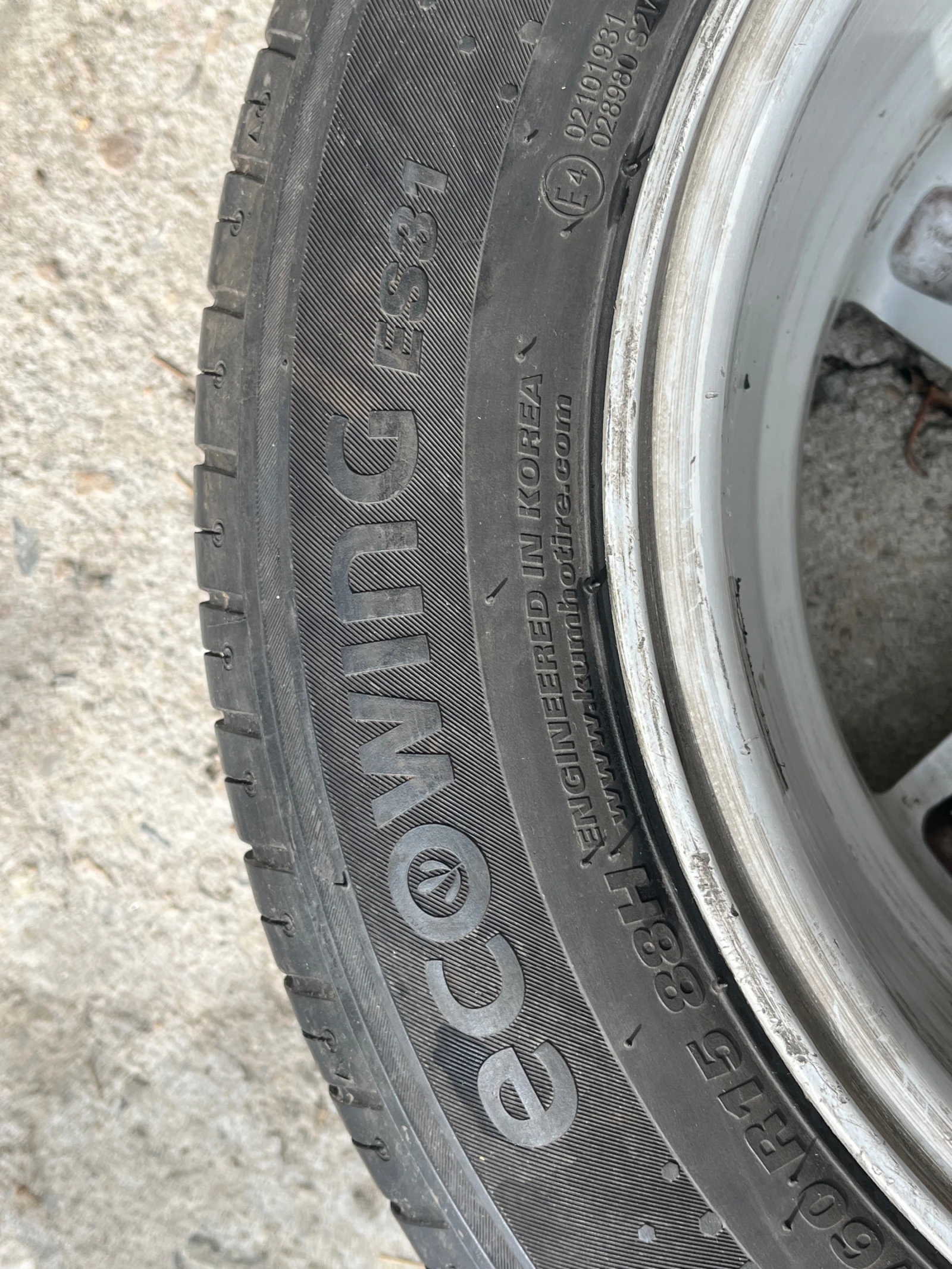 Гуми с джанти Hankook 195/60R15, снимка 8 - Гуми и джанти - 56223058