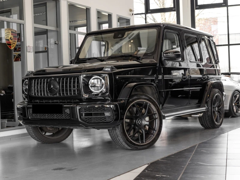 Mercedes-Benz G 63 AMG /4MATIC/ NIGHT/ EXCLUSIV/ BURM/ DESIGNO/ TV/ 22/ , снимка 3 - Автомобили и джипове - 48142411