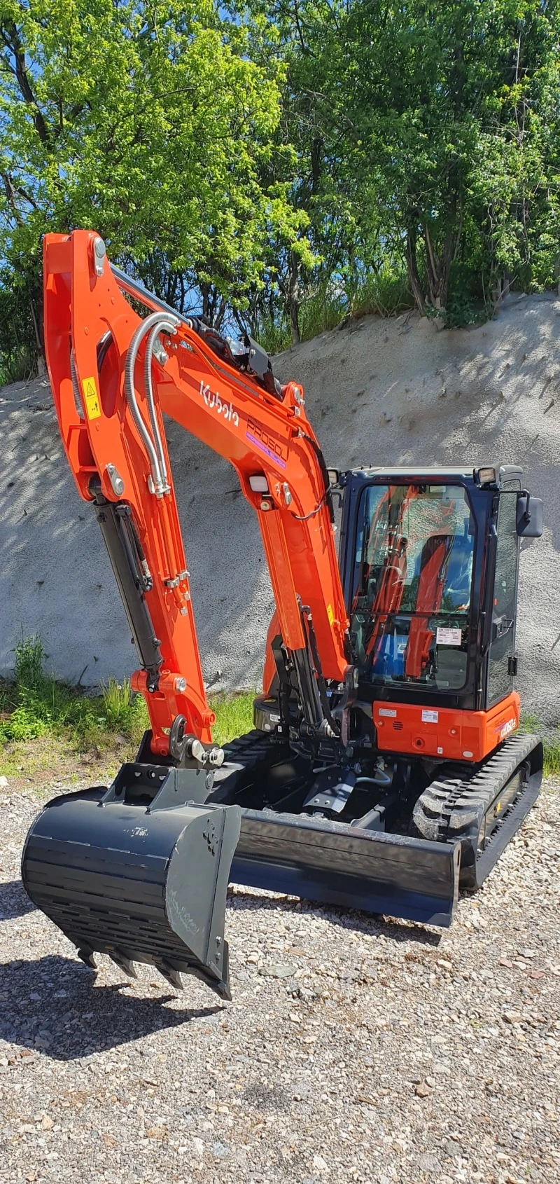 Багер Kubota KX060-5, снимка 13 - Индустриална техника - 40397629