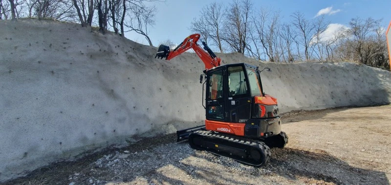 Багер Kubota KX060-5, снимка 7 - Индустриална техника - 40397629