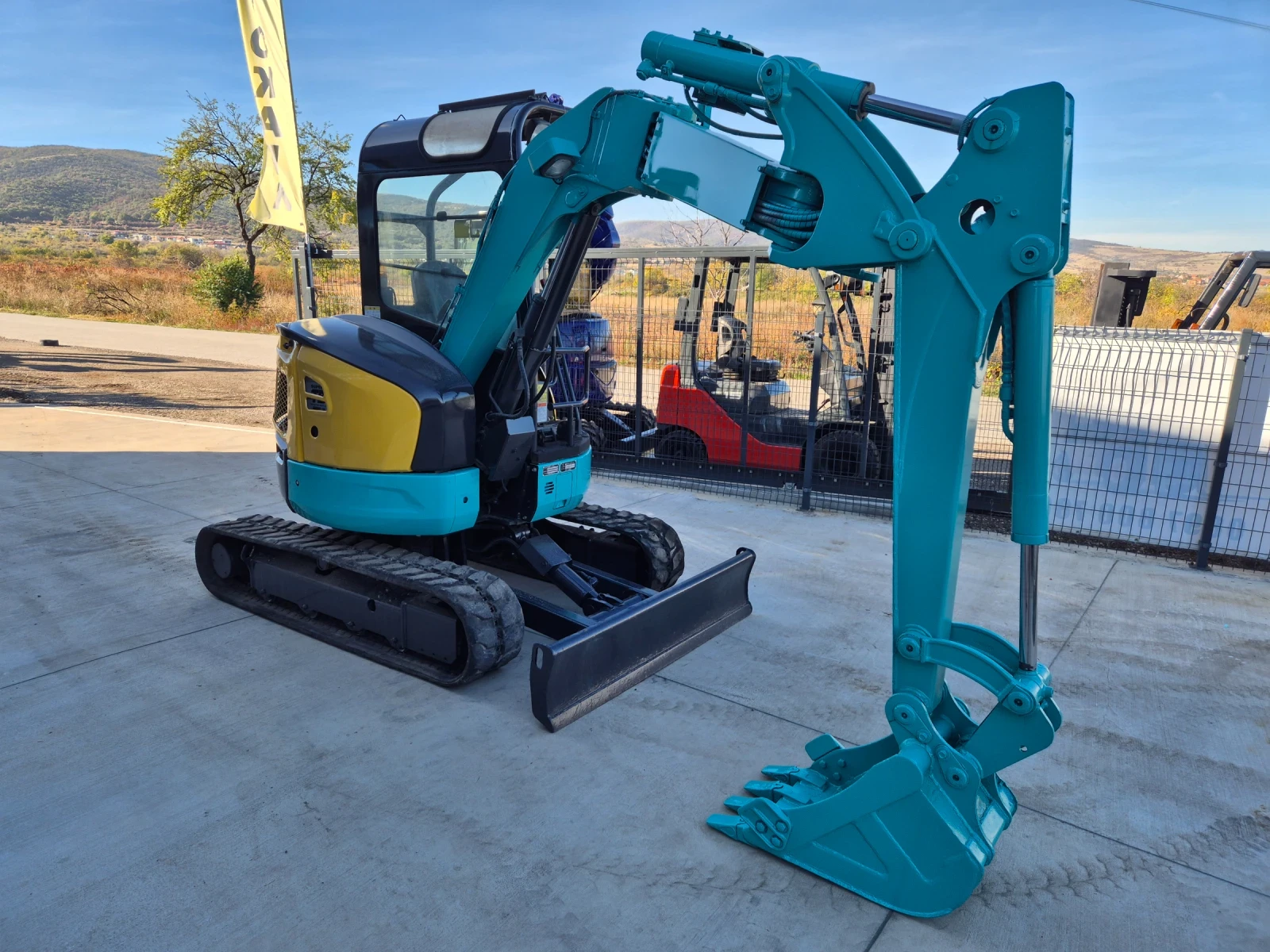 Багер Kubota RX306 / 3тонен / ДЖОЙСТИЦИ / КАТО НОВ ! - изображение 6