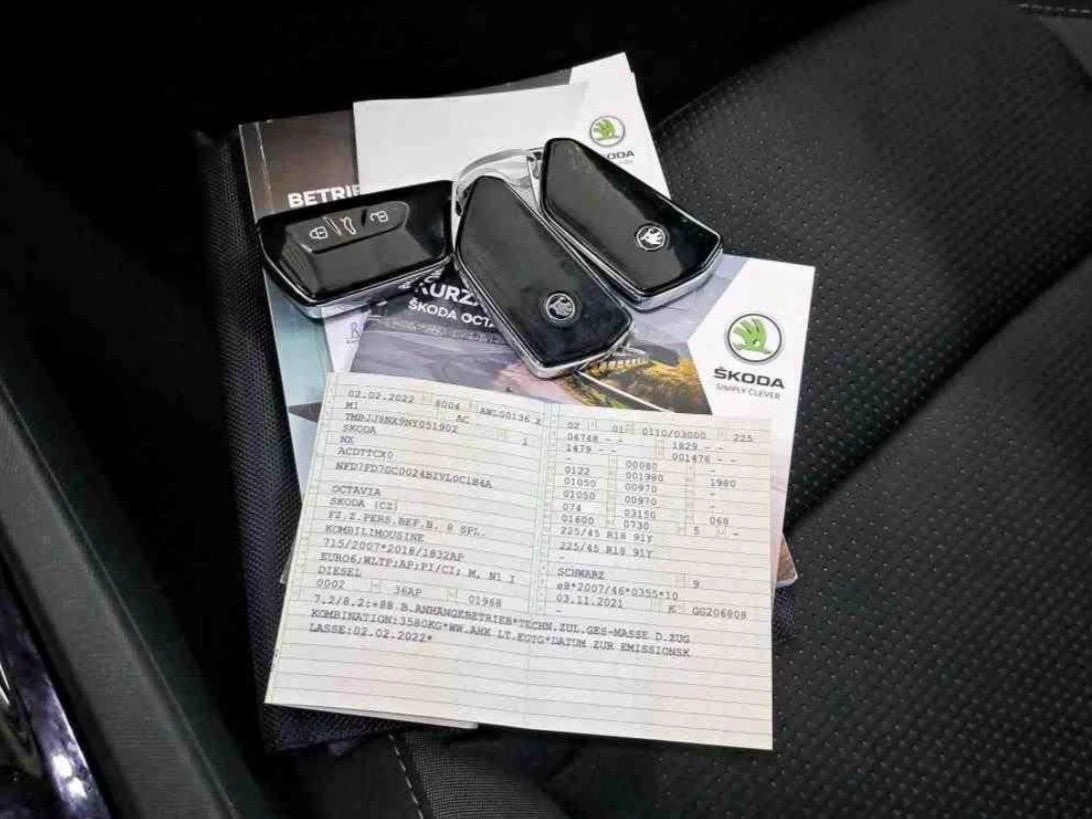 Skoda Octavia 2.0 TDI/150 PS/MATRIX/PDC/ACC, снимка 13 - Автомобили и джипове - 54763573