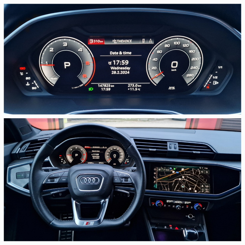 Audi Q3 40TDI-S/LINE EDITION PLUS-QUATTRO-УНИКАТ-ПАНОРАМА, снимка 8 - Автомобили и джипове - 45352993