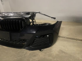 Напълно окомплектована предна броня и преден панел за BMW 5 G30 LCI M SPORT, снимка 3