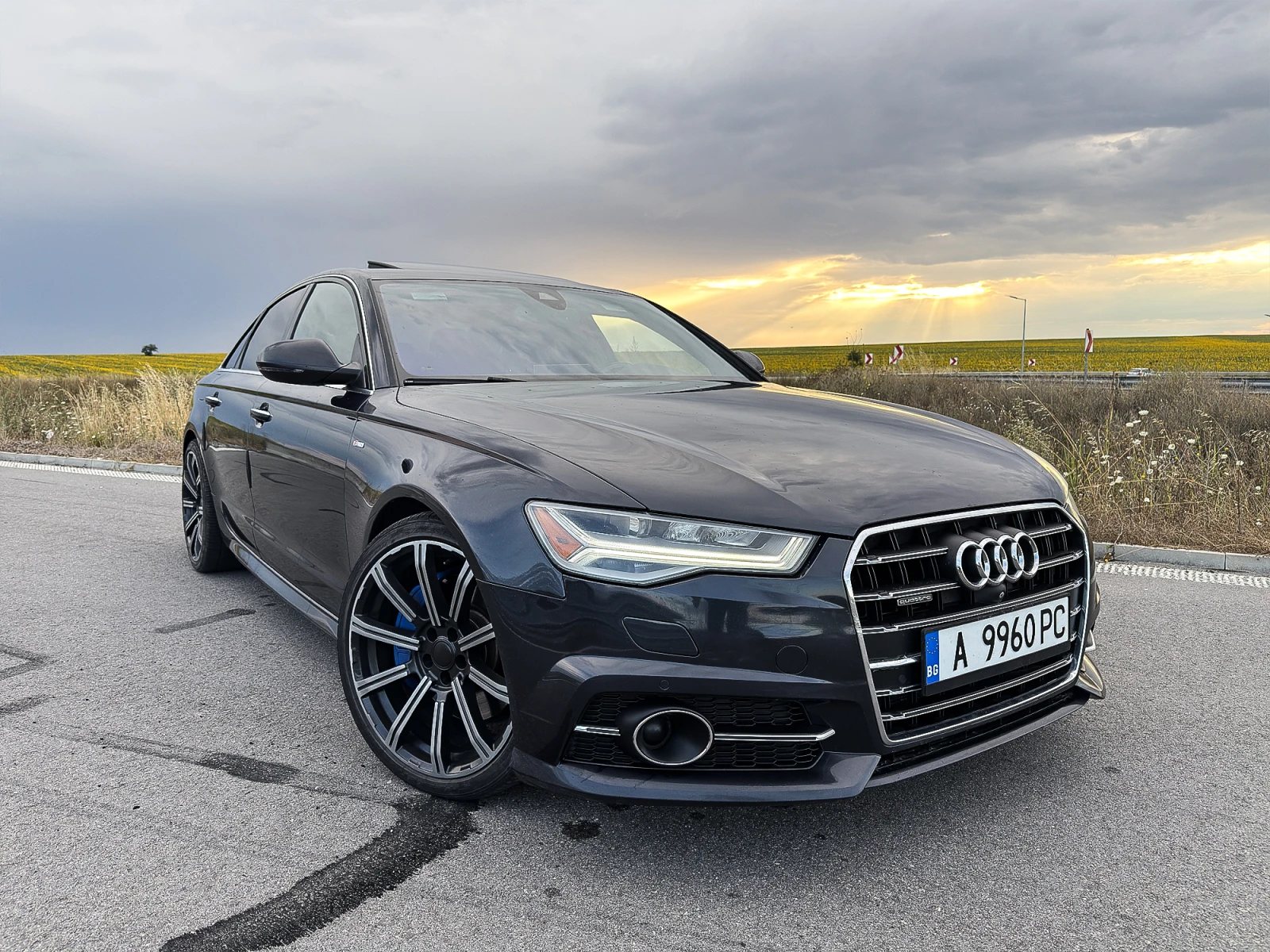 Audi A6 C7 3.0TFSI 333hp (430hp) S-line + 360 + Distronic, снимка 3 - Автомобили и джипове - 54876031