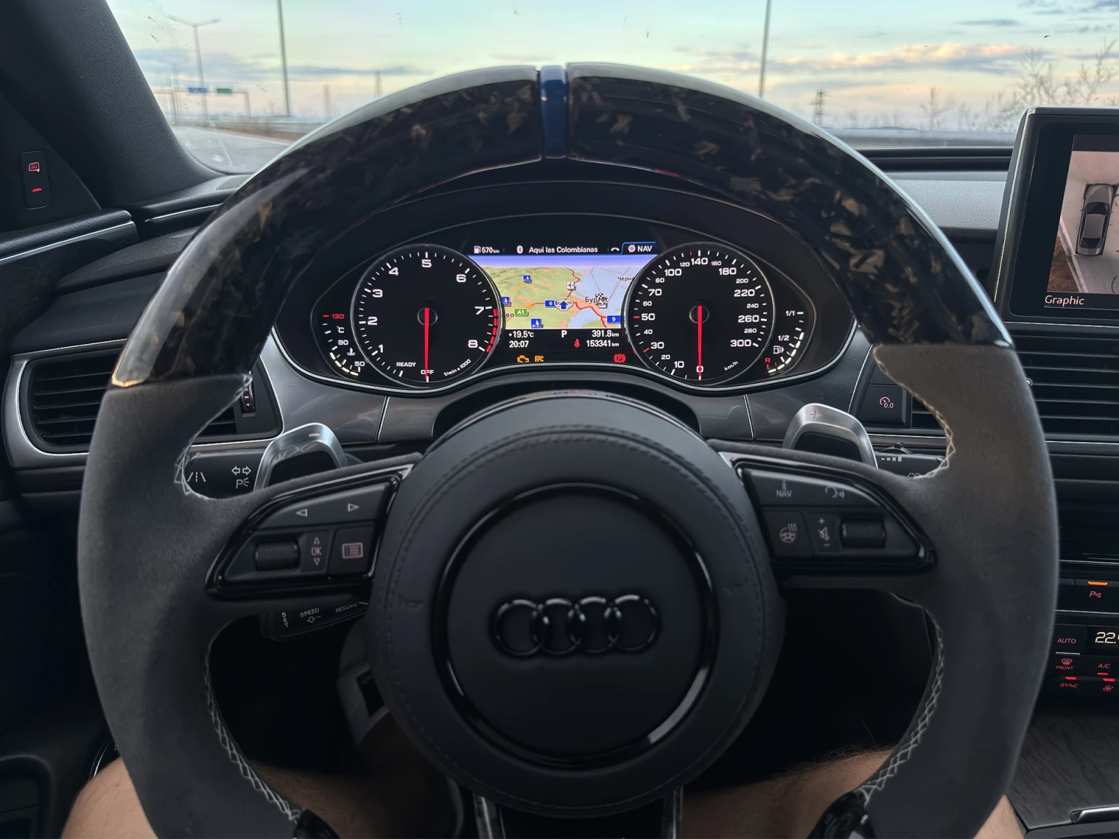 Audi A6 C7 3.0TFSI 333hp (430hp) S-line + 360 + Distronic, снимка 12 - Автомобили и джипове - 54876031