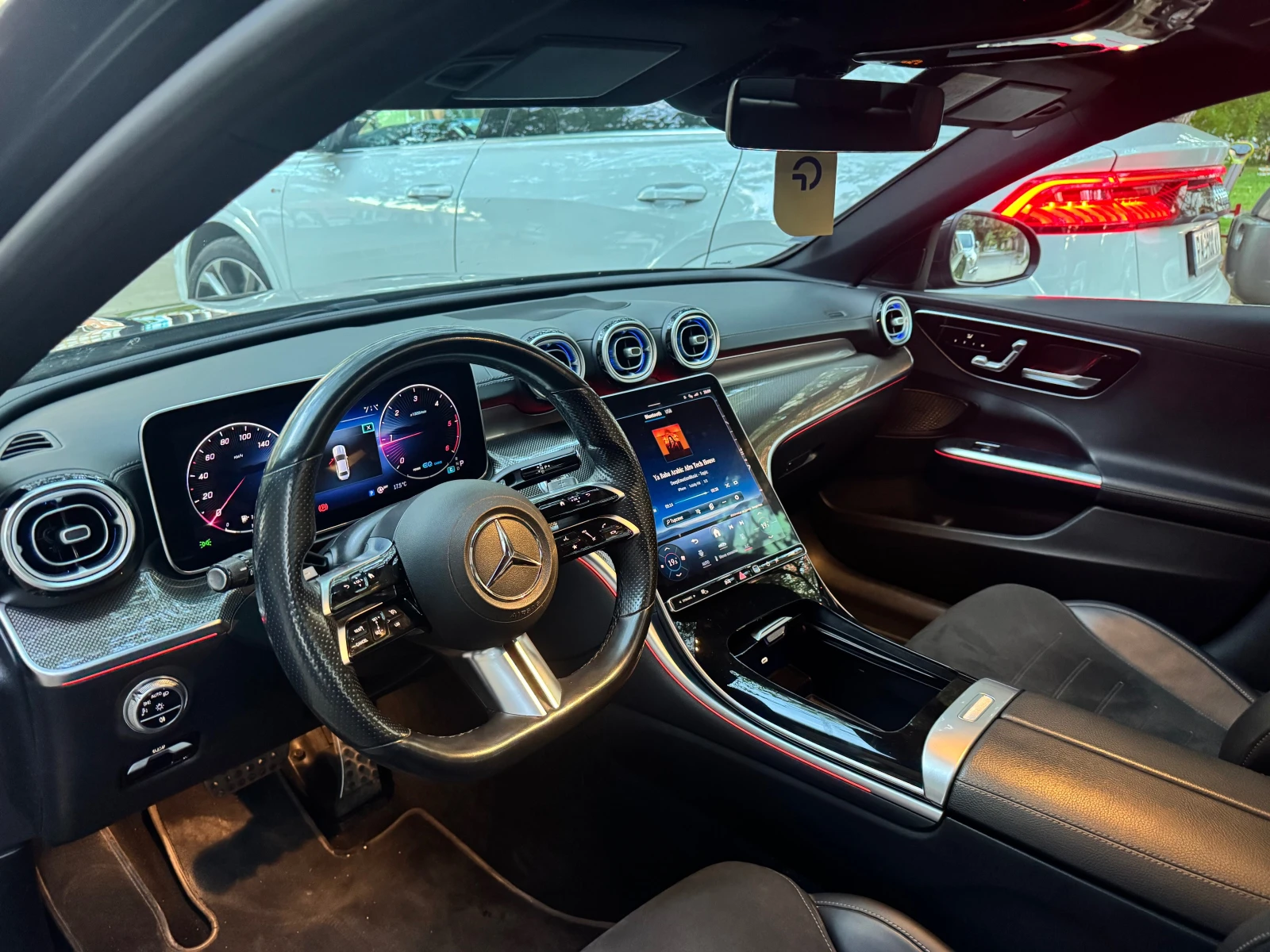 Mercedes-Benz C 220 AMG line панорама, снимка 3 - Автомобили и джипове - 54544256