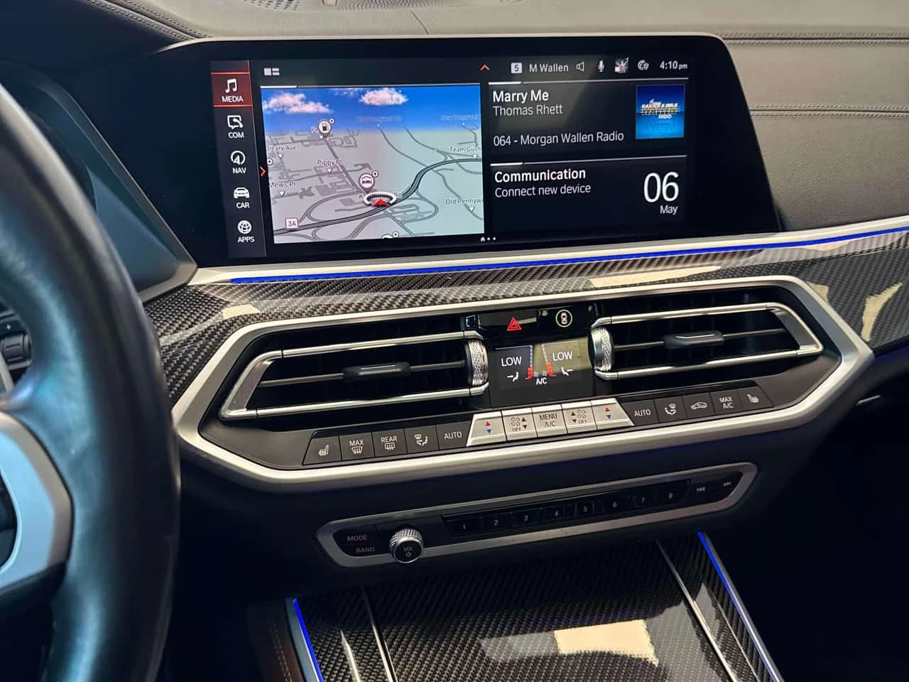 BMW X5 * M50i * ЛАЗЕРИ * ПАНО * ПОДГРЕВИ  * CARFAX, снимка 9 - Автомобили и джипове - 54512790