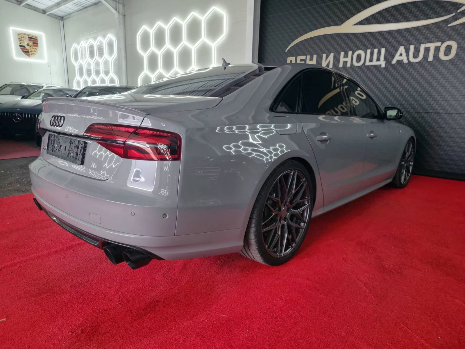 Audi S8 Audi S8 Plus MTM 740hp AKRAPOVIC NARDO GREY FULL M, снимка 8 - Автомобили и джипове - 54883388