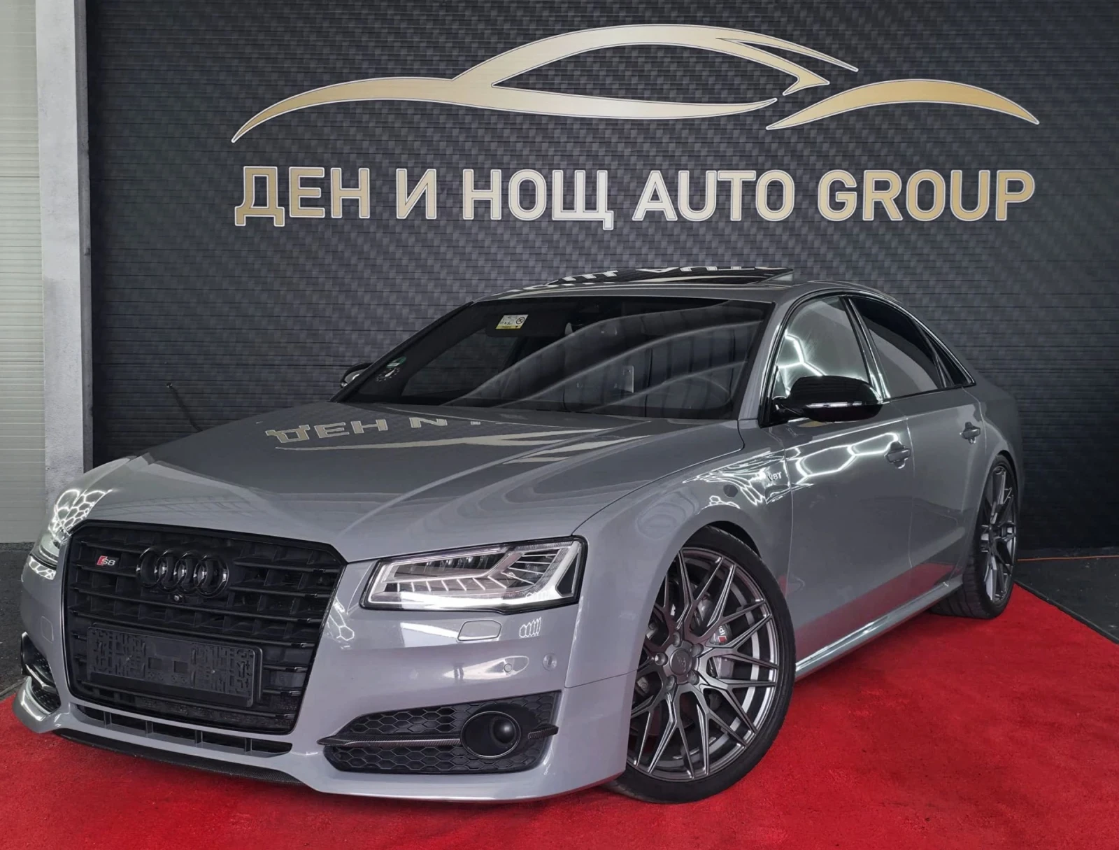 Audi S8 Audi S8 Plus MTM 740hp AKRAPOVIC NARDO GREY FULL M, снимка 6 - Автомобили и джипове - 54883388