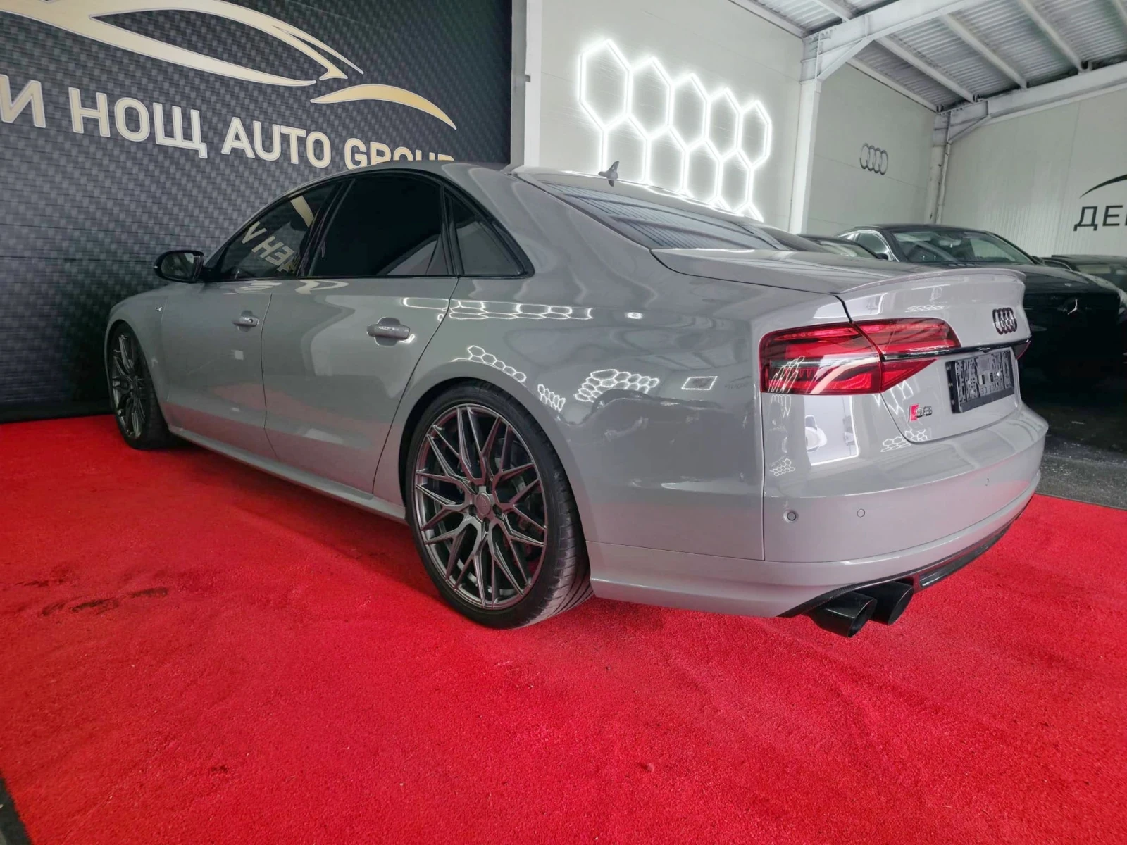 Audi S8 Audi S8 Plus MTM 740hp AKRAPOVIC NARDO GREY FULL M, снимка 7 - Автомобили и джипове - 54883388