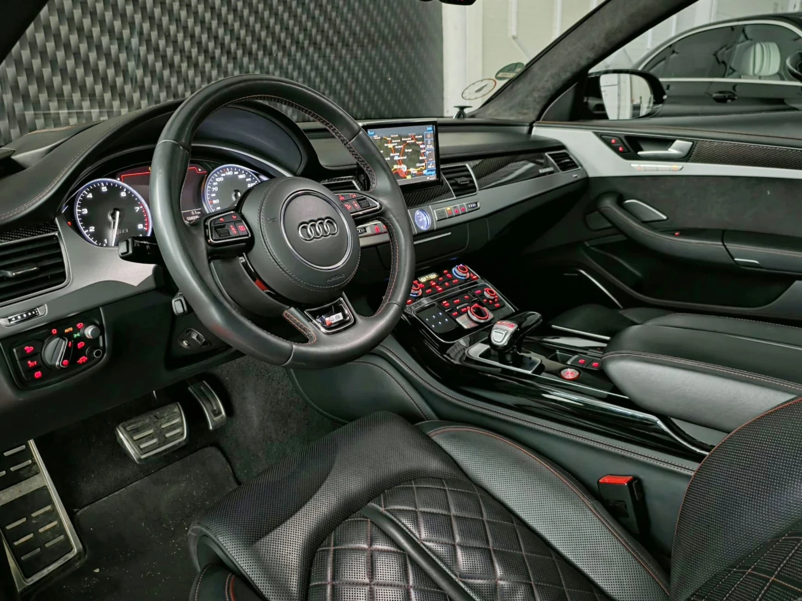 Audi S8 Audi S8 Plus MTM 740hp AKRAPOVIC NARDO GREY FULL M, снимка 11 - Автомобили и джипове - 54883388