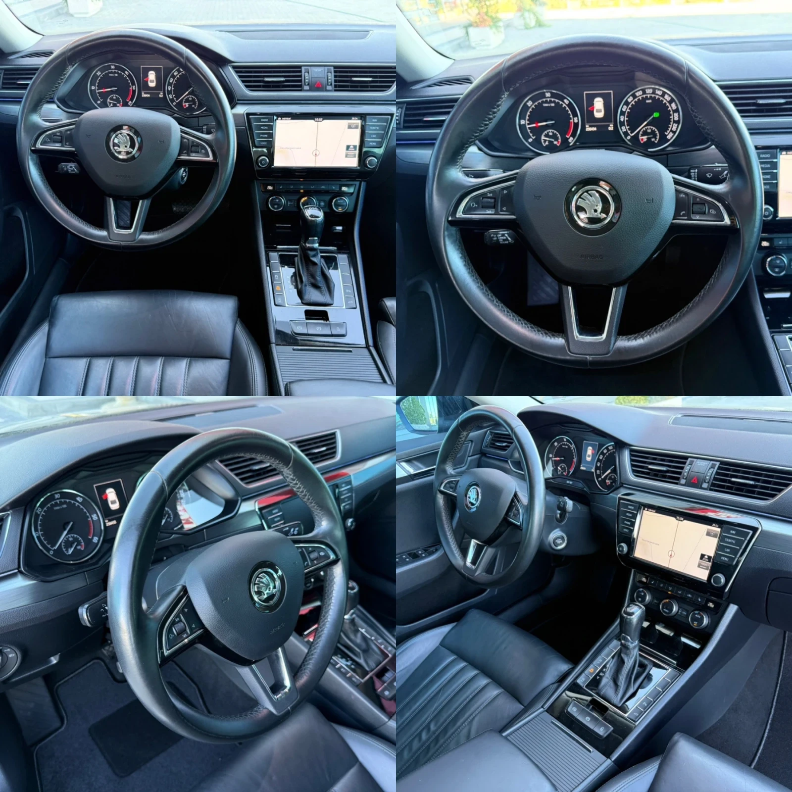 Skoda Superb 2.0 TDI 190кс FULL / KOJA / NAVI / LED/ DISTRONIC , снимка 13 - Автомобили и джипове - 56132303