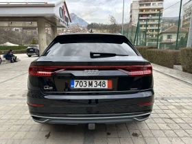 Audi Q8 55TFSI S-line BlackOptic/Green Exclusive/360/Пано, снимка 6