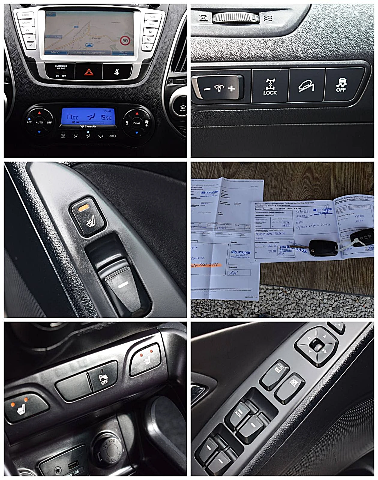 Hyundai IX35 2.0ШВЕЙЦАРИЯ/LUX/4x4, снимка 11 - Автомобили и джипове - 56047381