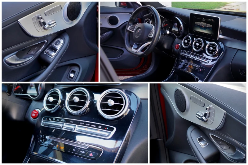 Mercedes-Benz C 300 AMG 4MATIC LED NAVI CAM PANORAMA, снимка 9 - Автомобили и джипове - 51479099