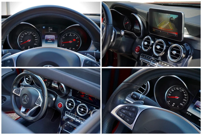 Mercedes-Benz C 300 AMG 4MATIC LED NAVI CAM PANORAMA, снимка 10 - Автомобили и джипове - 51479099