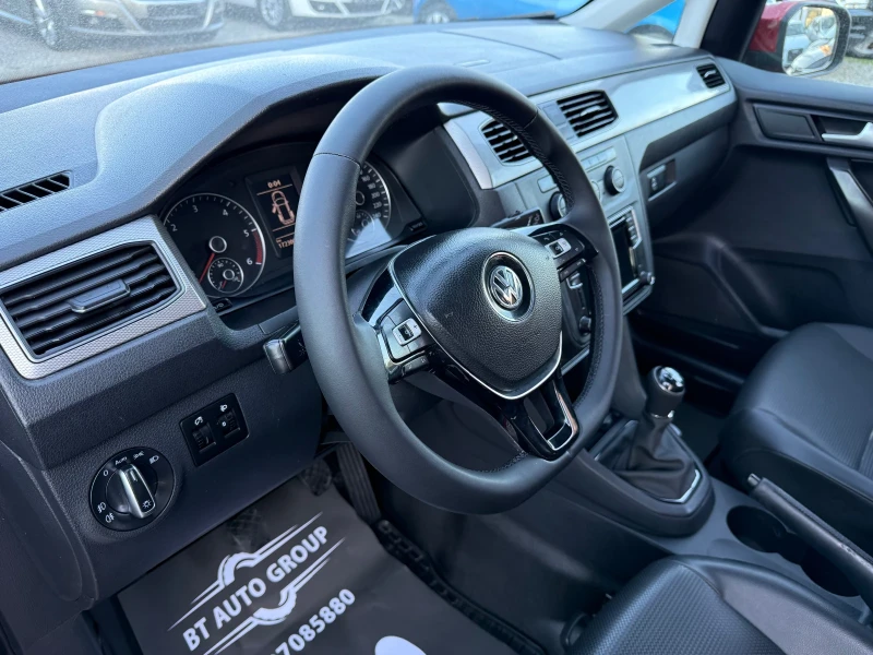 VW Caddy 2.0TDI 150HP 6+ 1МЕСТА FULL LED TECHNOLOGY , снимка 12 - Автомобили и джипове - 52419655