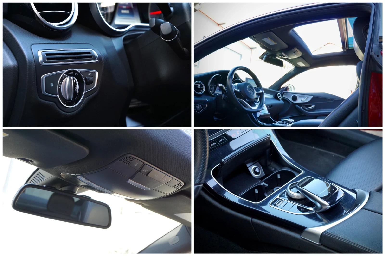 Mercedes-Benz C 300 AMG 4MATIC LED NAVI CAM PANORAMA | Mobile.bg   13