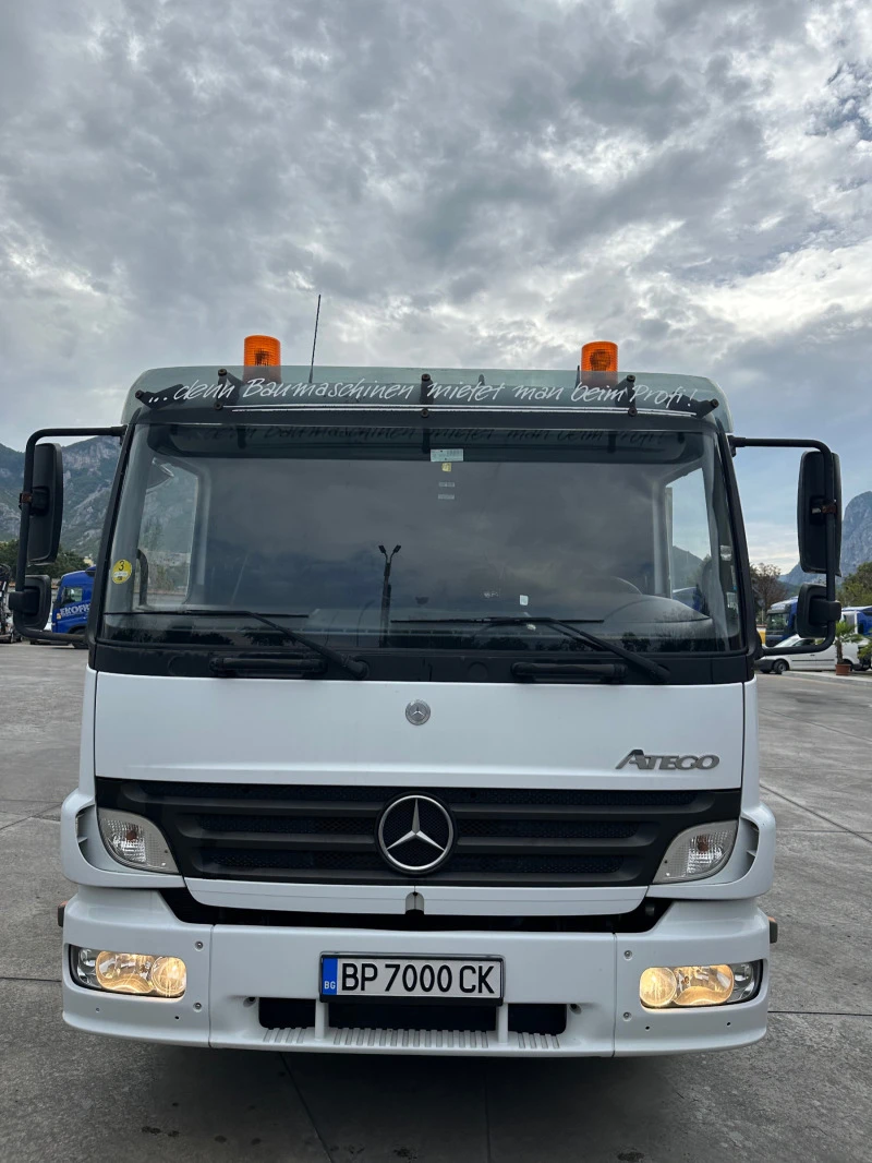 Mercedes-Benz Atego 8.230-Автовоз с кран и пътеки, снимка 2 - Камиони - 35581231