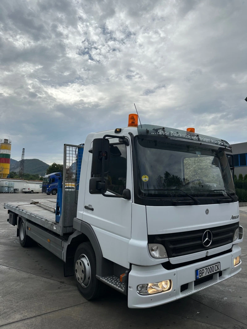 Mercedes-Benz Atego 8.230-Автовоз с кран и пътеки, снимка 3 - Камиони - 35581231