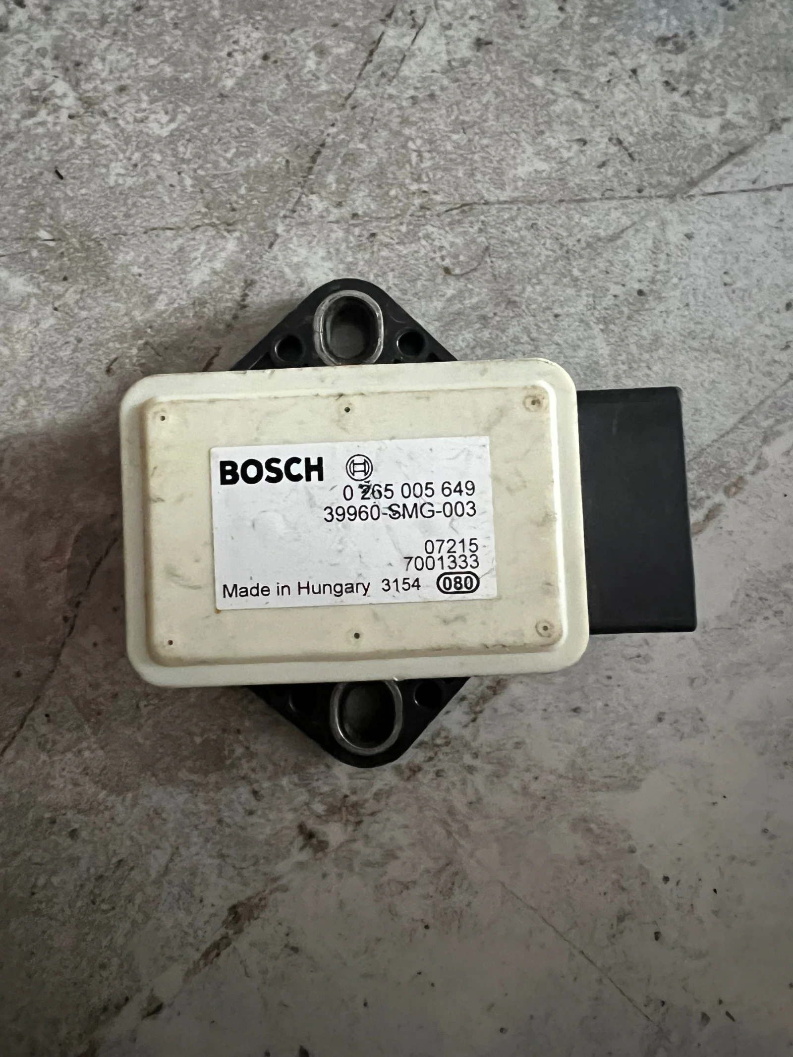 0265005649 ESP  HONDA CIVIC 39960-SMG-003 0 265 005 649 | Mobile.bg   1