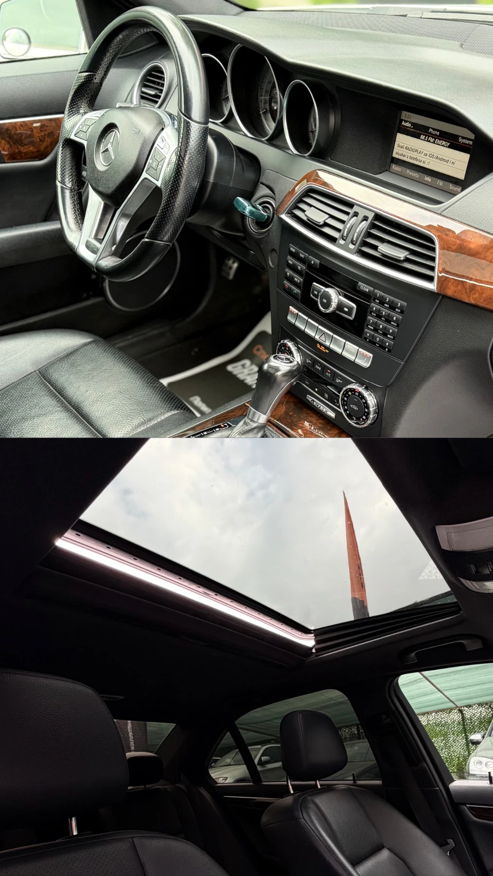 Mercedes-Benz C 300 4-MATIC| 6.3 AMG| 7G| LED| TOP| СОБСТВЕН ЛИЗИНГ, снимка 12 - Автомобили и джипове - 54545593