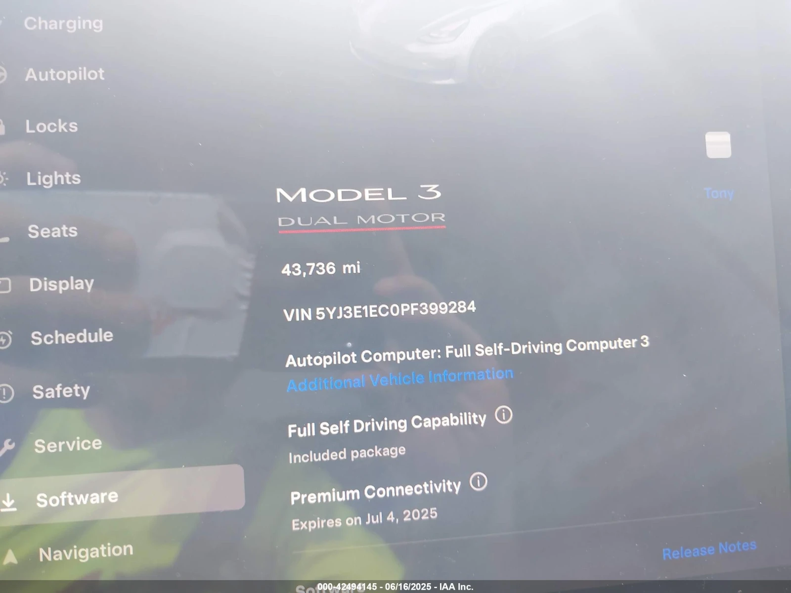 Tesla Model 3 PERFORMANCE DUAL MOTOR ALL-WHEEL DRIVE, снимка 7 - Автомобили и джипове - 54687752