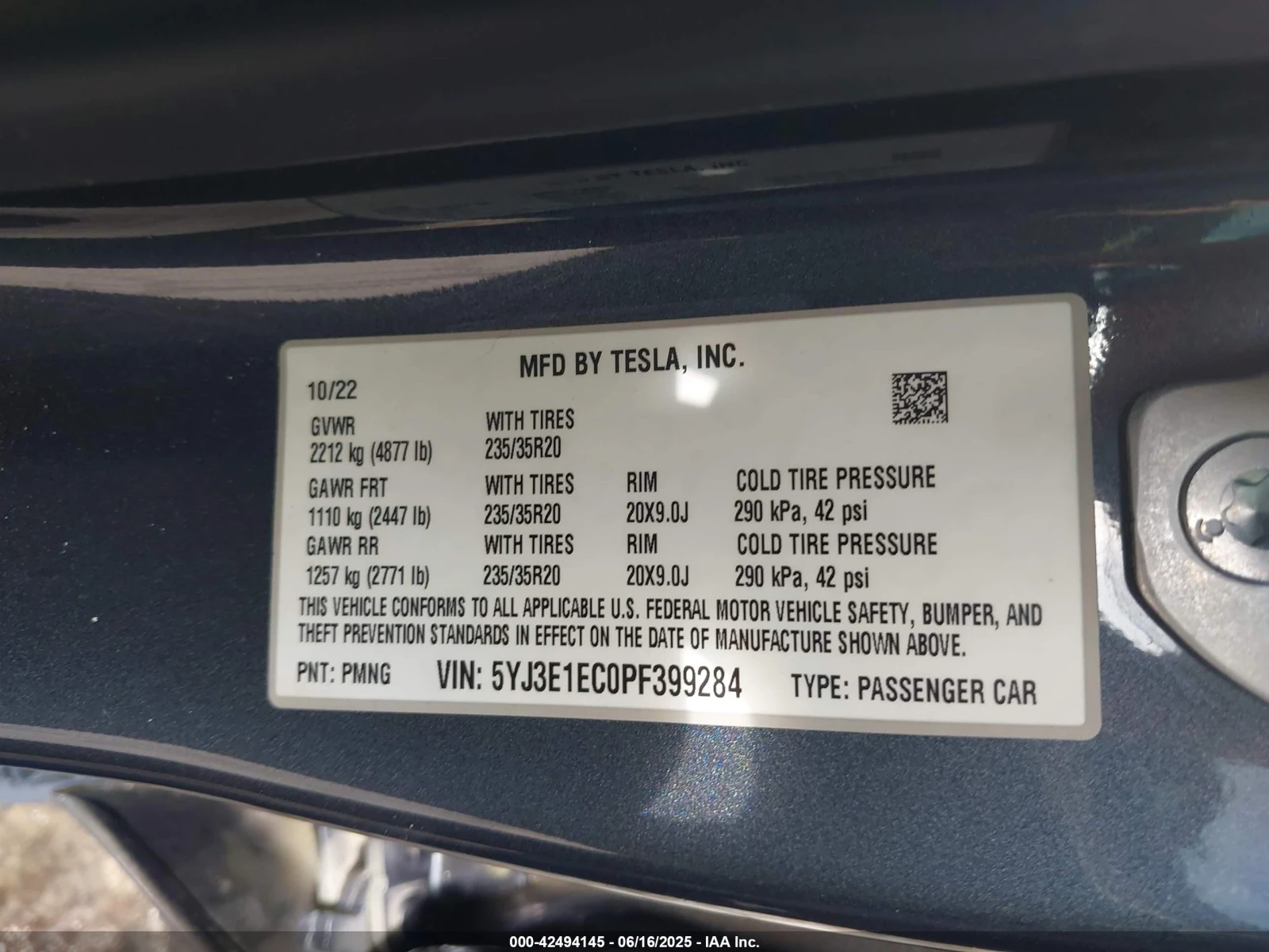 Tesla Model 3 PERFORMANCE DUAL MOTOR ALL-WHEEL DRIVE, снимка 9 - Автомобили и джипове - 54687752