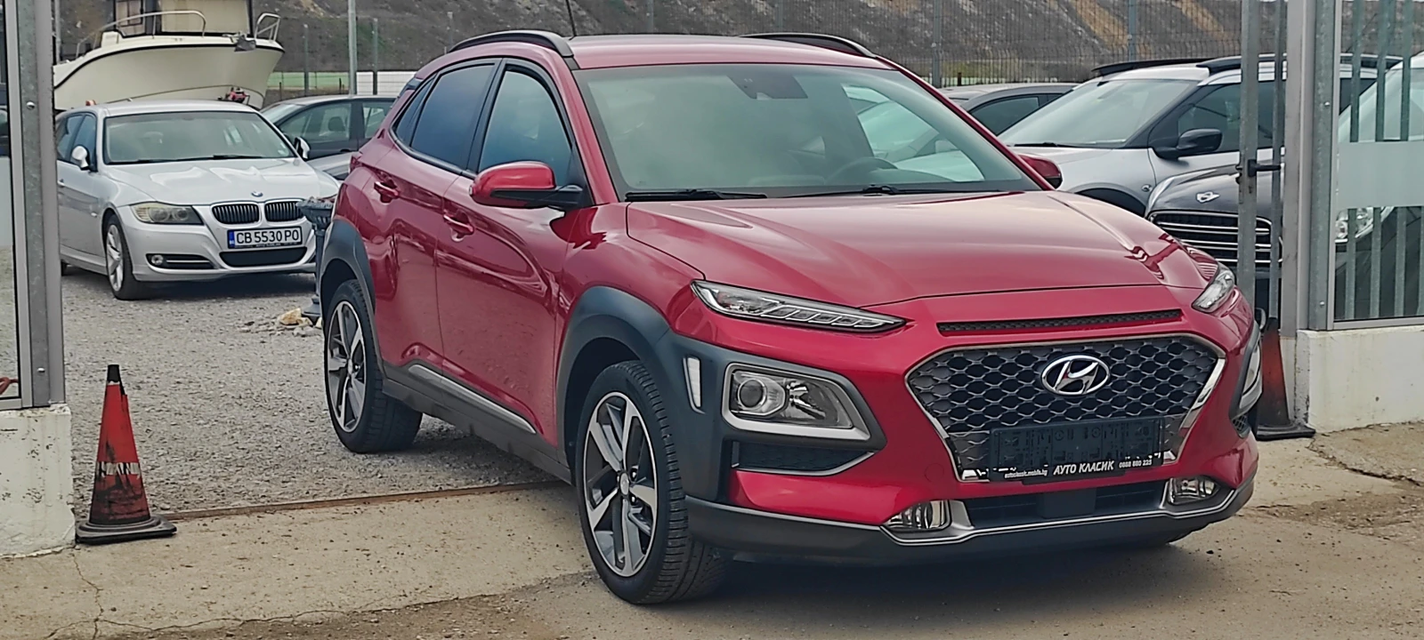 Hyundai Kona КАТО ОТ МАГАЗИНА; УНИКАЛНА-FULL!!!, снимка 3 - Автомобили и джипове - 53968241