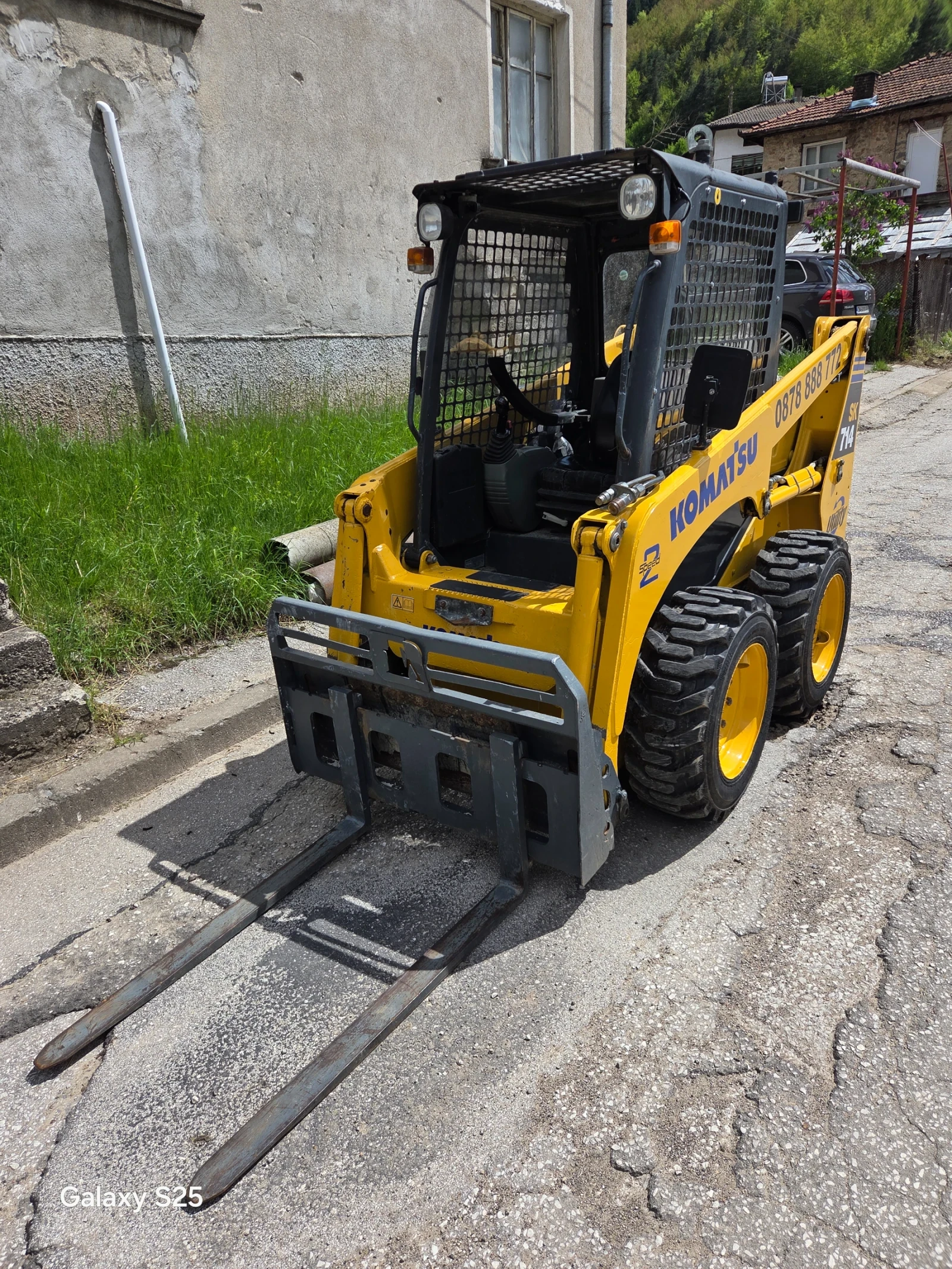 Мини челни товарачи Komatsu SK 714, снимка 7 - Индустриална техника - 54554879