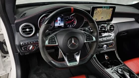 Mercedes-Benz C 63 AMG S* HUD* ЧЕРВЕНА КОЖА* 360, снимка 11