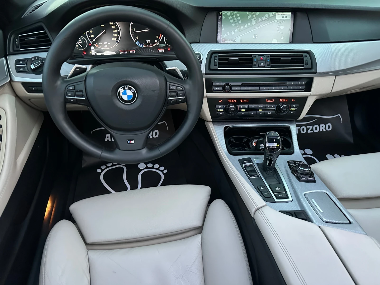 BMW 530 HEAD UP* M PAKET* ПАНОРАМА* KEYLESS* ПОДГРЕВ* КАМЕ - изображение 10