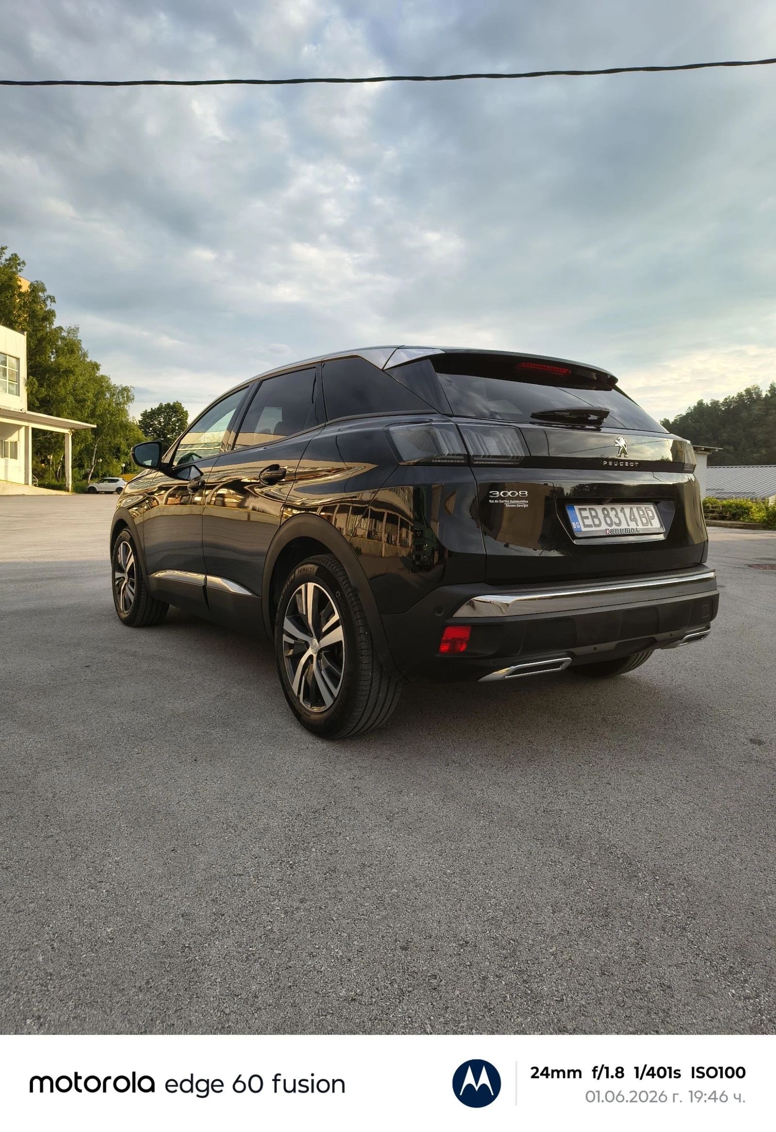 Peugeot 3008 ll* 1.5 /8mm верига-нова/* BlueHDI* EAT8* Allure* , снимка 2 - Автомобили и джипове - 51377232
