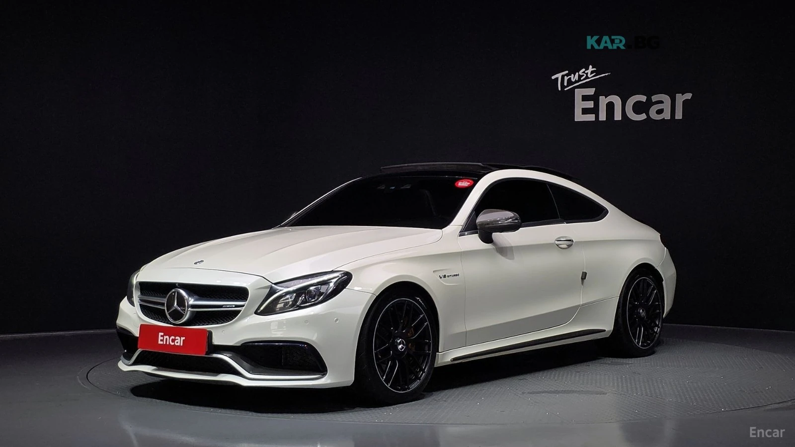 Mercedes-Benz C 63 AMG S* HUD* ЧЕРВЕНА КОЖА* 360